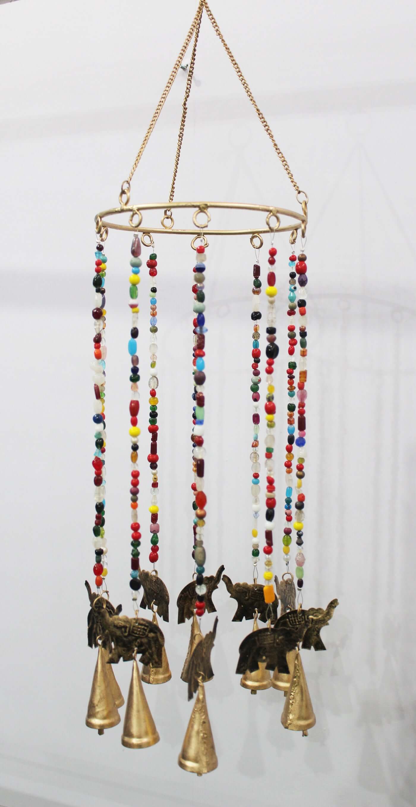 boho wind chimes vintage antique finish